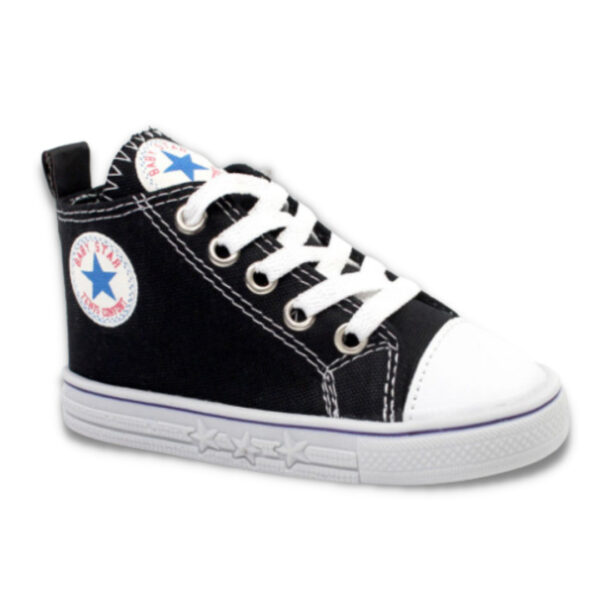 Tênis baby Star Preto 205.090