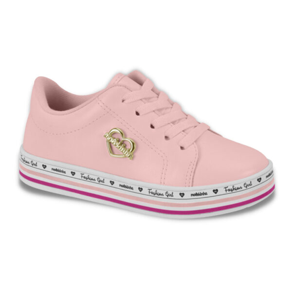 Tênis Infantil Molekinha Flatform Rosa 2520.1927