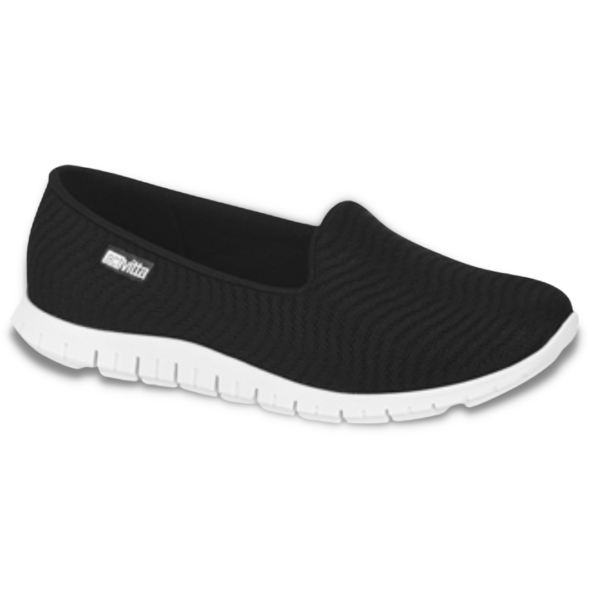 Tênis Actvitta Slip On Vigo Preto/Branco 4202.200