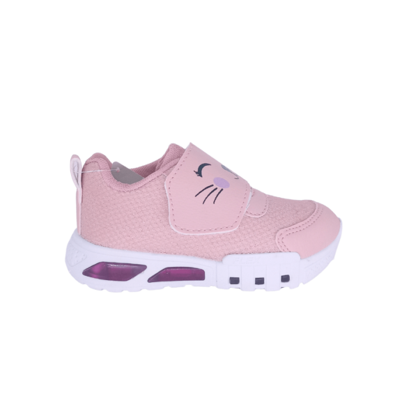 Tênis Infantil Feminino Mini Pé com LED Gatinha mp2109