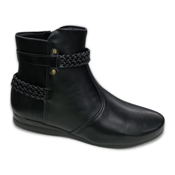 Bota Beira Rio Conforto Cano Curto 9073.105 Preto