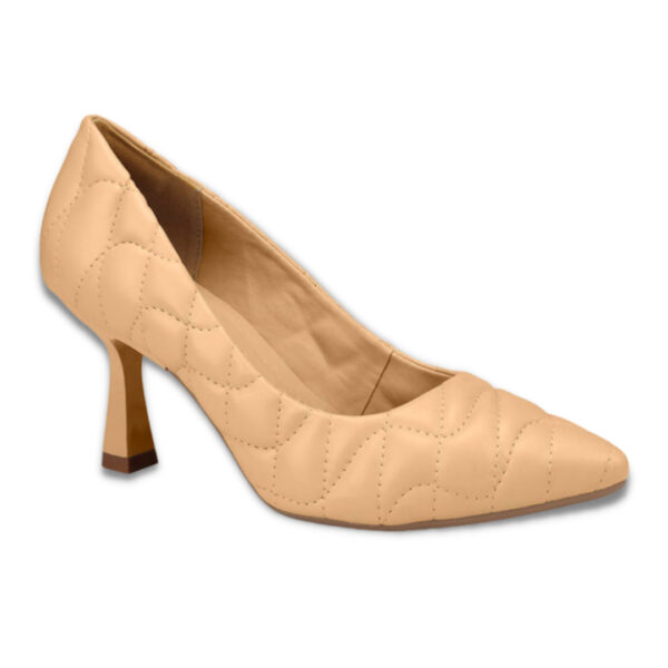 Scarpin Dakota Salto Carretel Nude G3443