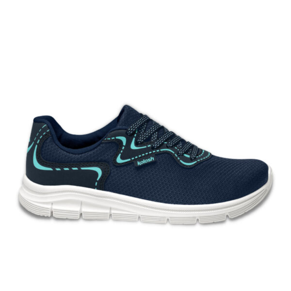 Tênis Feminino Esportivo Racer Marinho Kolosh K7012