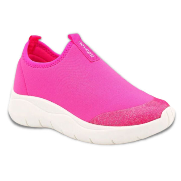 Tênis Calce Fácil Novopé Pink Fluor  80001290