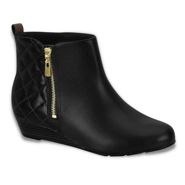 Bota Modare Anabela Baixa Zipper 7076.102