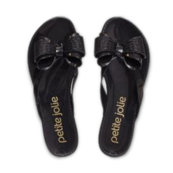Chinelo Preto Tope Petite Jolie  PJ6304