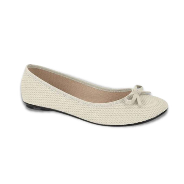 Sapatilha Feminina Moleca Branco Off Tresse 5726.115