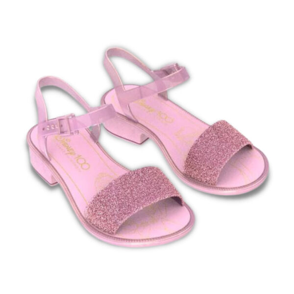 Sandália Saltinho Disney Realeza Rosa 23044