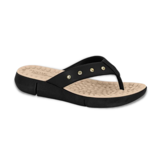 Tamanco Modare Ultra Conforto Massageadora Preto 7142.129