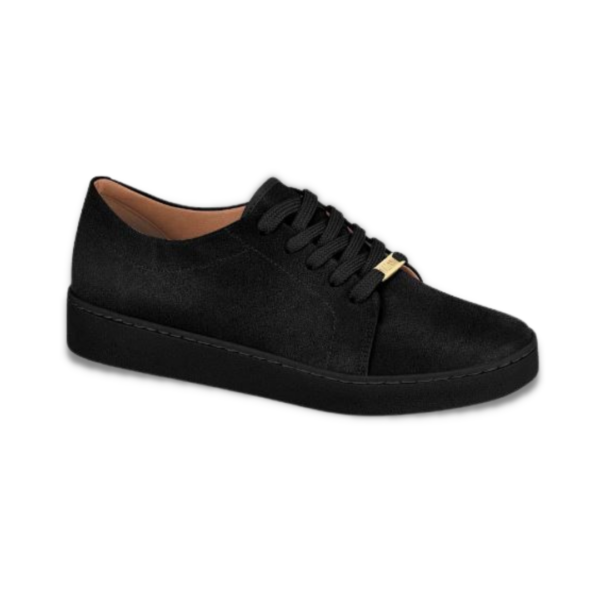 Tênis Casual Camurça Preto Vizzano 1214.205