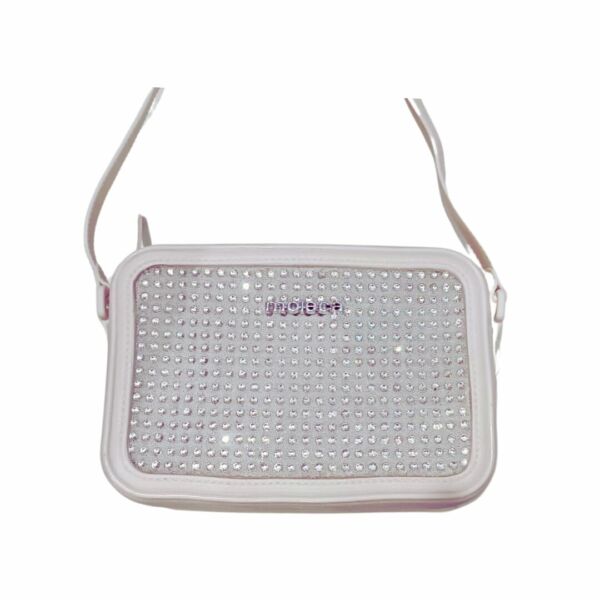 Bolsa Moleca Tiracolo Brilho 50042.2 Branco Off - Image 2