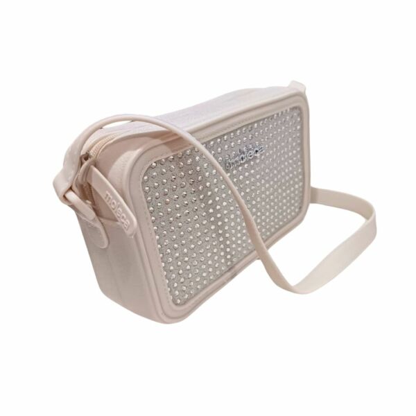 Bolsa Moleca Tiracolo Brilho 50042.2 Branco Off - Image 3