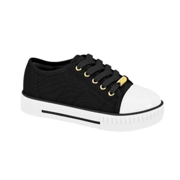 Tênis Casual Lona Molekinha Preto 2565.100