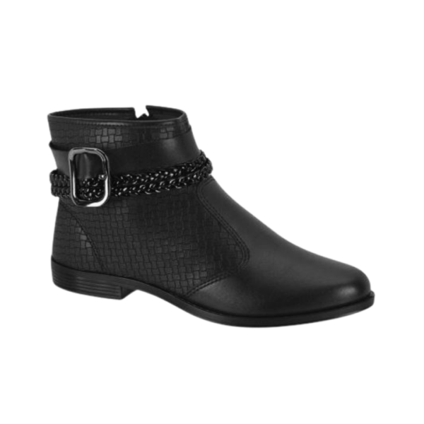 Bota Moleca Cano Curto 5333.103 Preto
