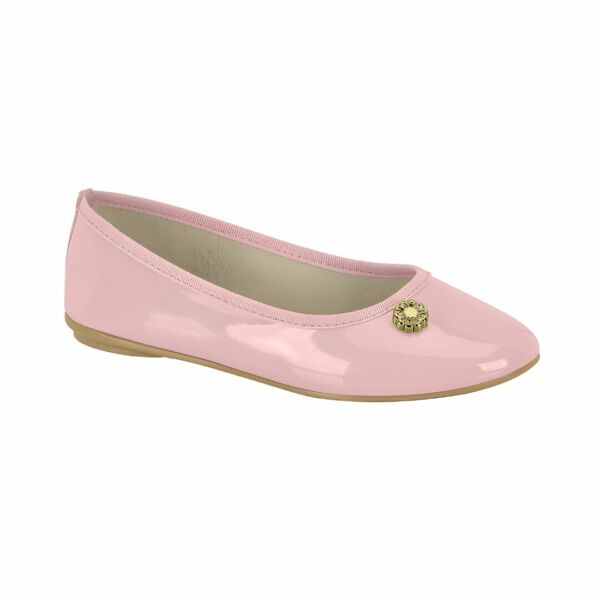 Sapatilha Molekinha Verniz Rosa 2502.1003