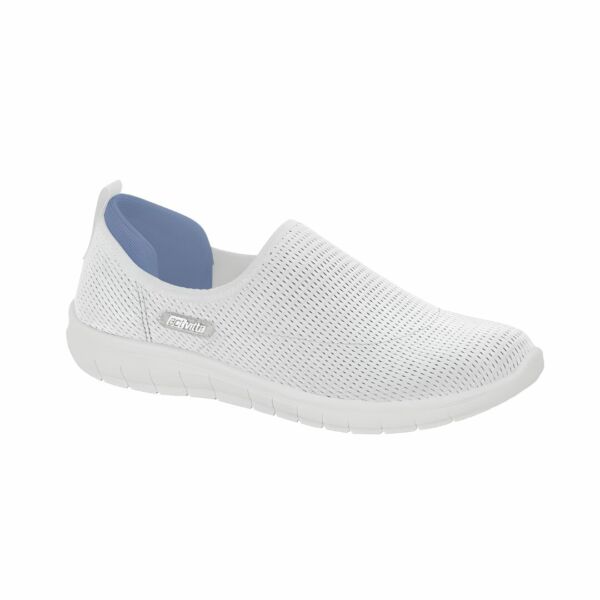 Tênis Actvitta Slip On Branco Jeans 4828.111