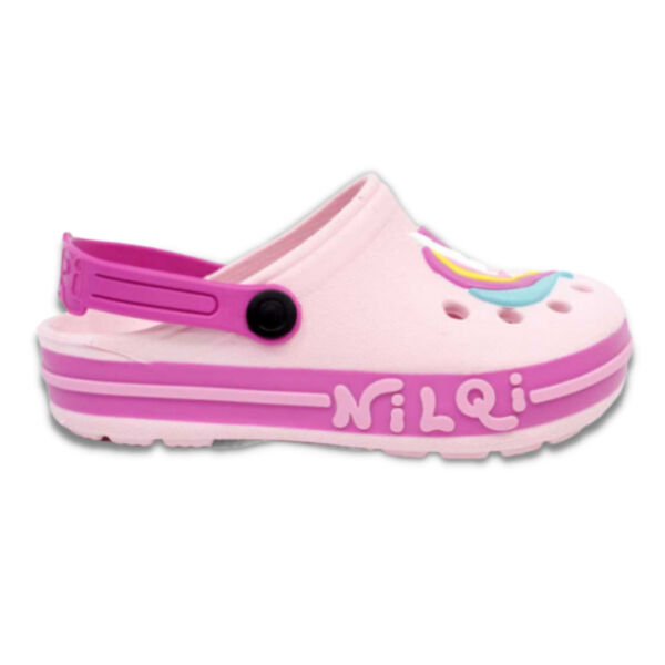 Croc Nilqi Revirão Unicornio Rosa