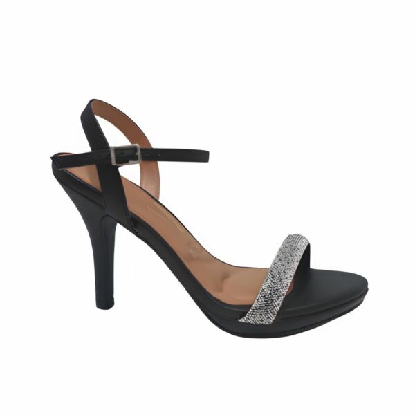 Sandalia Social Brilho Preto 6210.1039