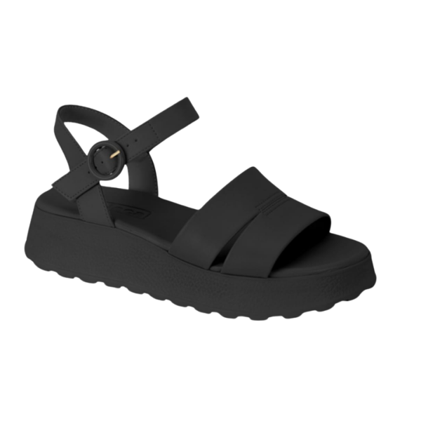 Sandália Moleca Flatform Preto 5517.101