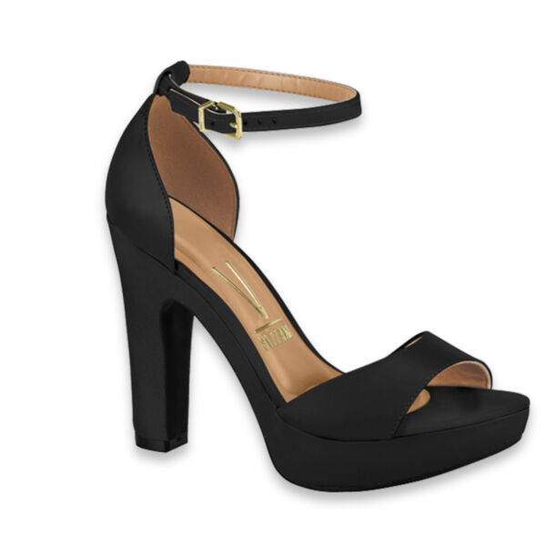 Sandalia Preto Meia Pata Vizzano 6292.217