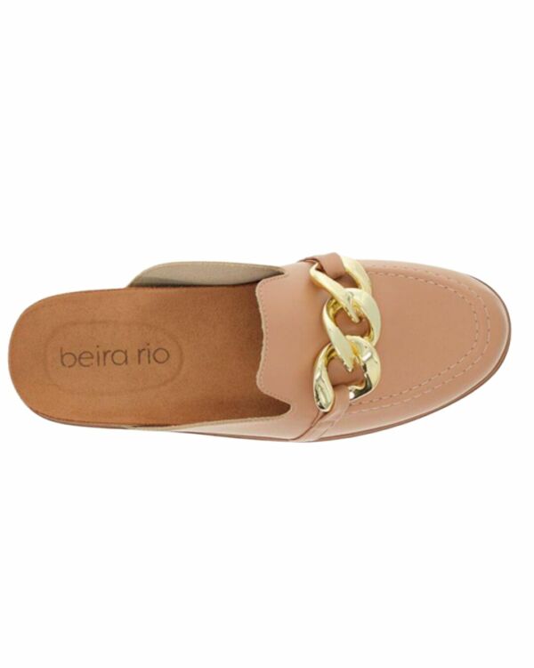 Mule Clog Beira Rio Nude Corrente 4317.105 - Image 3