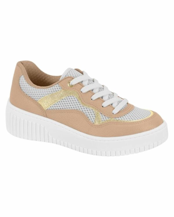 Tênis Beira Rio Flatform Detalhe Nylon com Glitter 4316.107