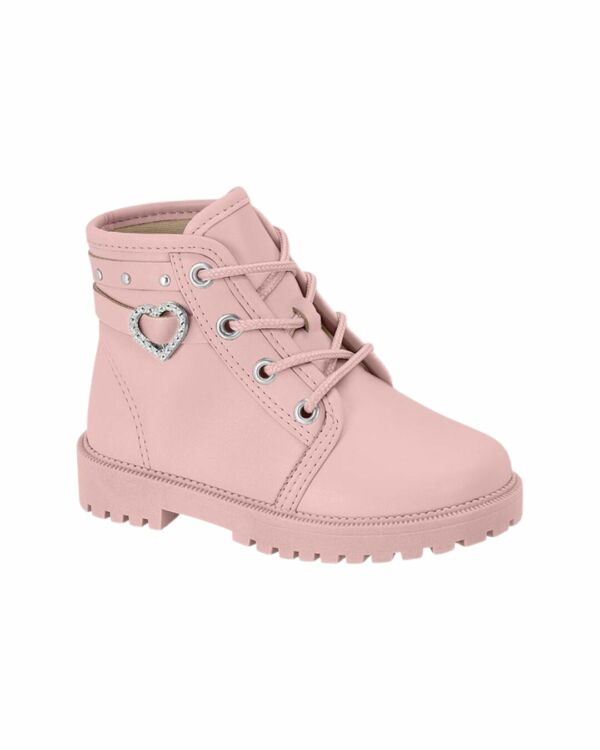 Bota Coturno Molekinha Baby Rosa 2126.526