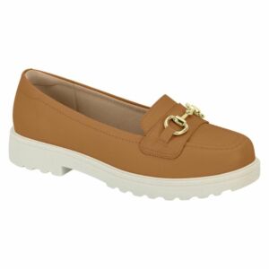Mocassim Modare Loafer Solado Tratorado Camel 7357.106