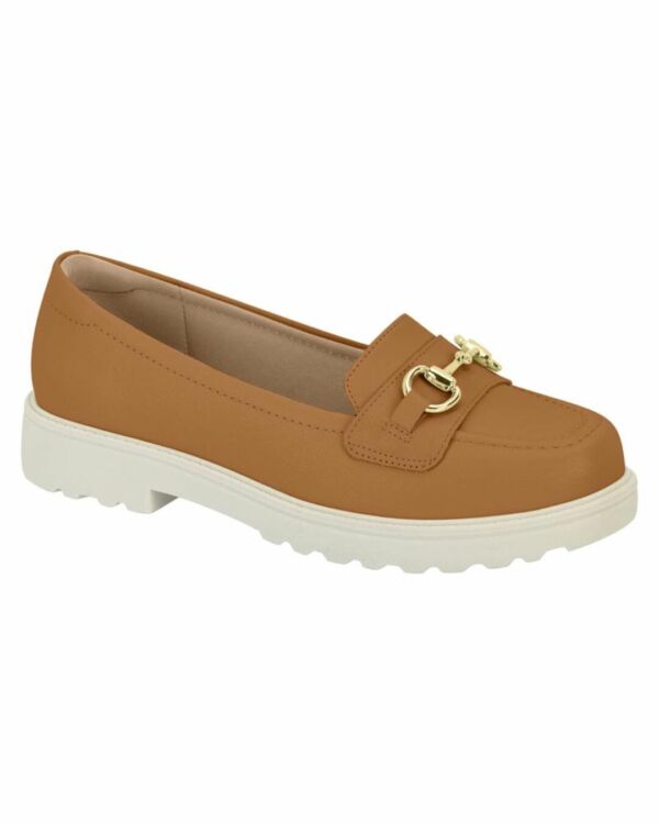 Mocassim Modare Loafer Solado Tratorado Camel 7357.106