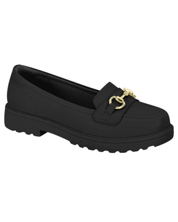 Mocassim Modare Loafer Solado Tratorado Preto 7357.106