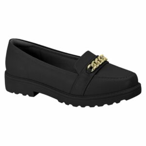 Mocassim Modare Corrente Dourada Preto 7357.111