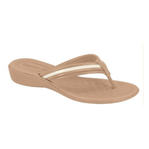 Tamanco Tira Napa  Nude / Branco Off 8224.804
