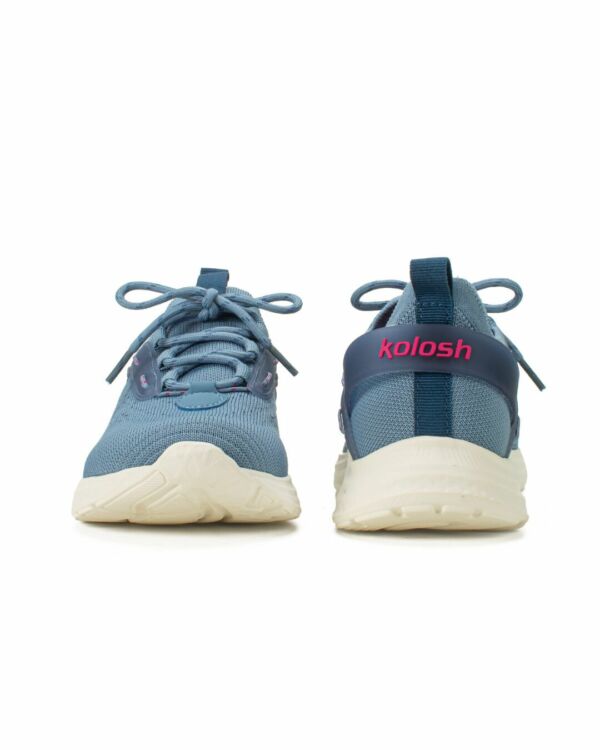 Tênis Kolosh Esportivo Knit Seal/Pink E0293 - Imagem 2