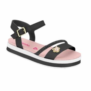 Sandália Molekinha Flatform Gatinho Preto 2305.1570