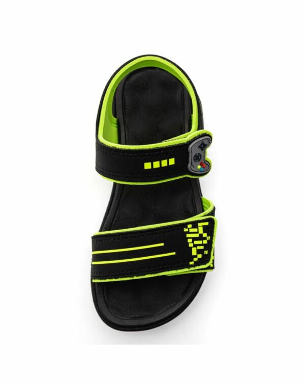 Sandália Molekinho Preto/Amarelo 2400.174 - Imagem 3
