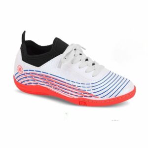 Chuteira Futsal Molekinho Branco/Coral 2808.339