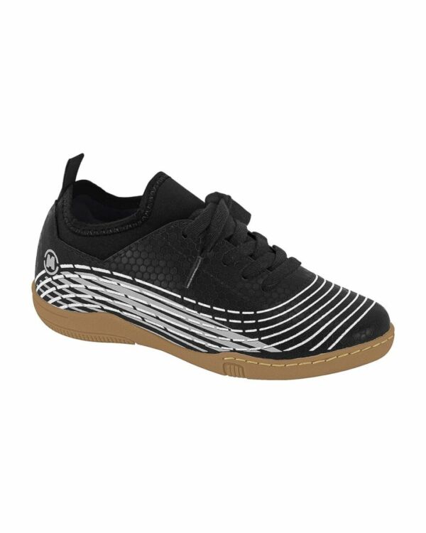 Chuteira Futsal Molekinho Preto/Cinza/Branco 2808.339