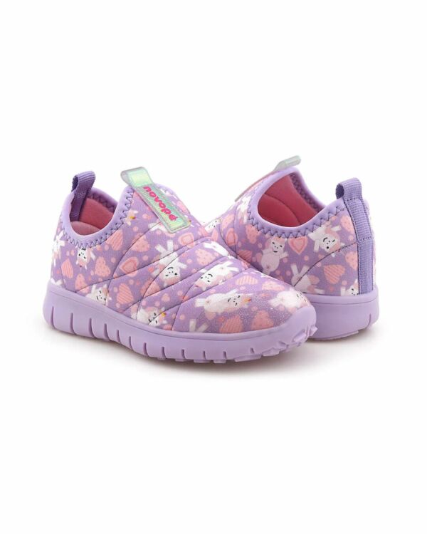 Tênis Novopé Menina Unicornio Lilas10001273 - Imagem 2