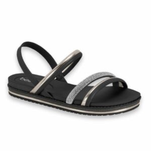 Sandalia Beira Rio Papete Strass Preto 8321.1846
