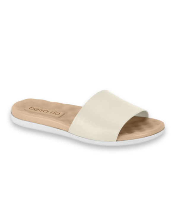 Chinelo Beira Rio Conforto 8360.303 Branco Off