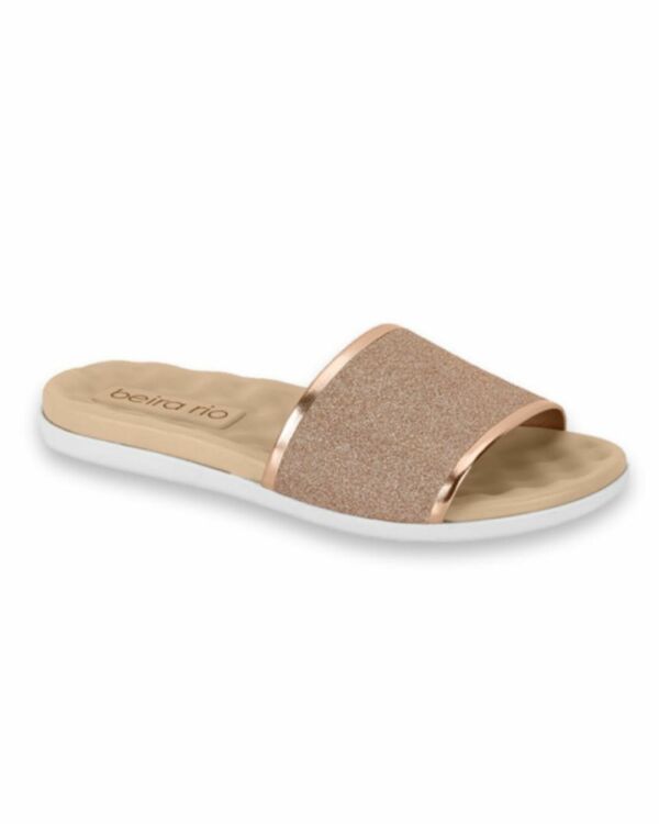 Chinelo Beira Rio Conforto 8360.353 Ouro Rosado