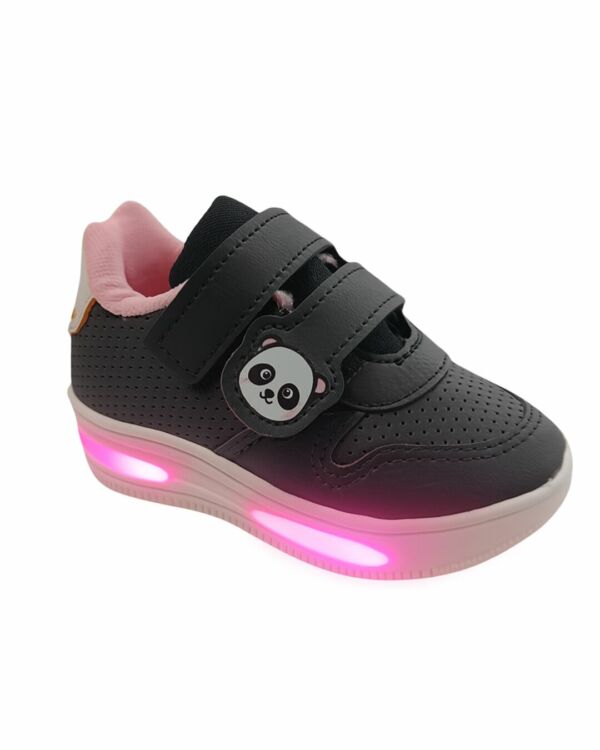 Tênis Infantil Mini Pé Com Led Panda mp2509 - Imagem 2
