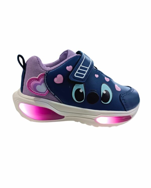 Tênis Infantil Mini Pé Com Led Stitch mp2538