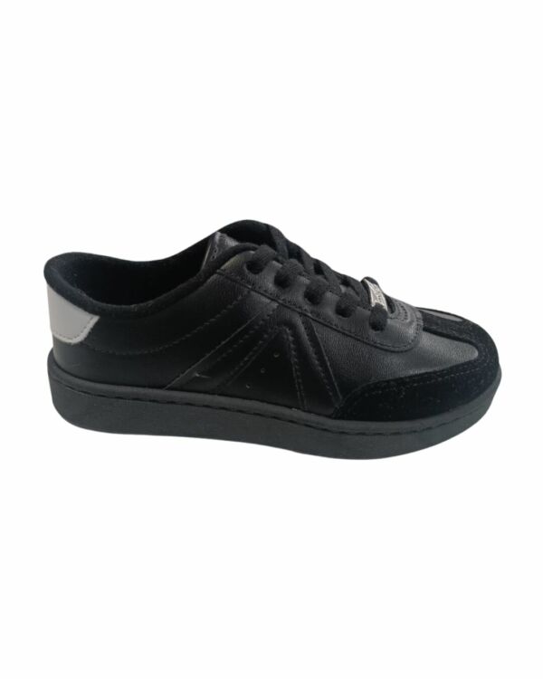 Tênis Molekinha Preto Cadarço 2574.106