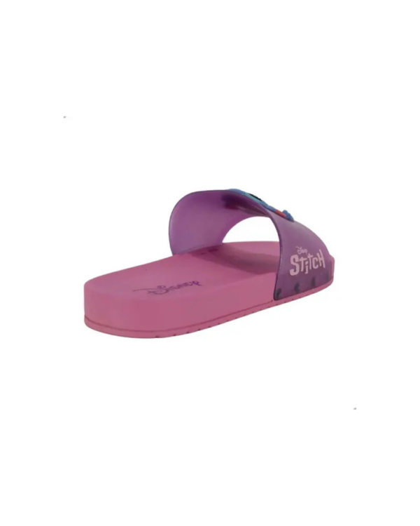 Chinelo Slide Infantil Stitch Grendene Rosa Glitter 22994 - Imagem 3