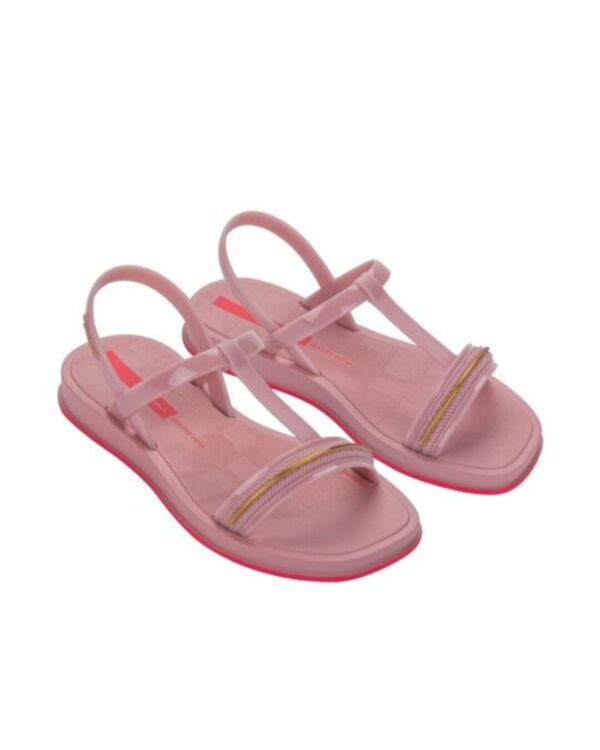 Sandalia Ipanema Glow Rosa Dourado 27402