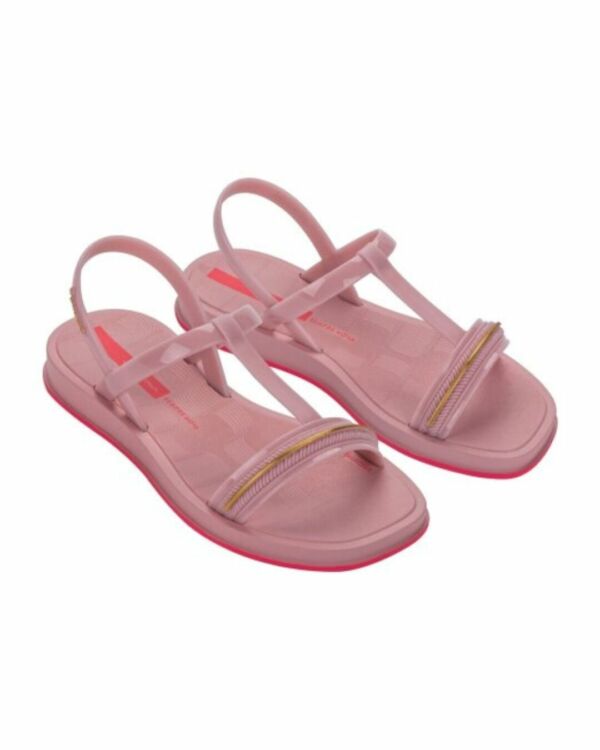 Sandalia Ipanema Glow Infantil Rosa Dourado 27403