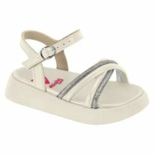 Sandália Molekinha Baby Com Strass Branco Off 2733.104