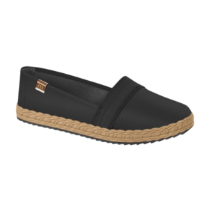 Sapatilha Moleca Napa Com Elástico Preta 5696.300