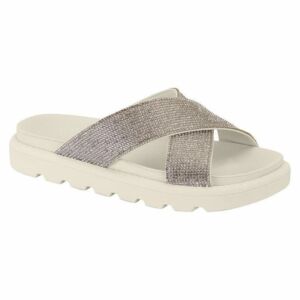 Papete Vizzano Tiras X Com Strass Cristal/Branco 6459.122